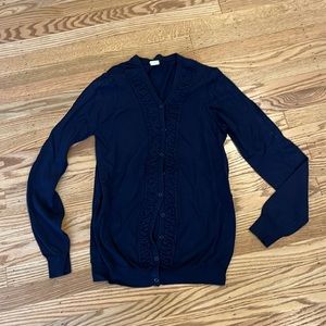 J.Crew navy cardigan size L